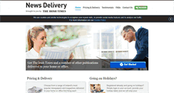 Desktop Screenshot of newsdelivery.ie